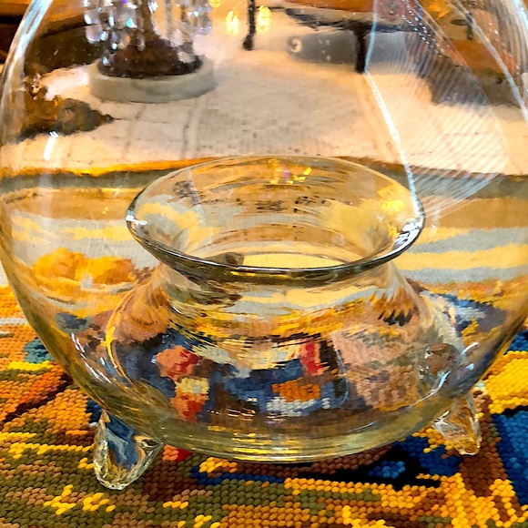 EUC- Antique handmade Blown Glass Wasp Flying Bugs Catcher - Picture 4 of 12